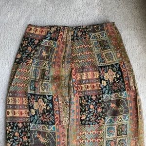 💛🤎Women’s The Limited Patchwork Skirt Sz 10💛🤎